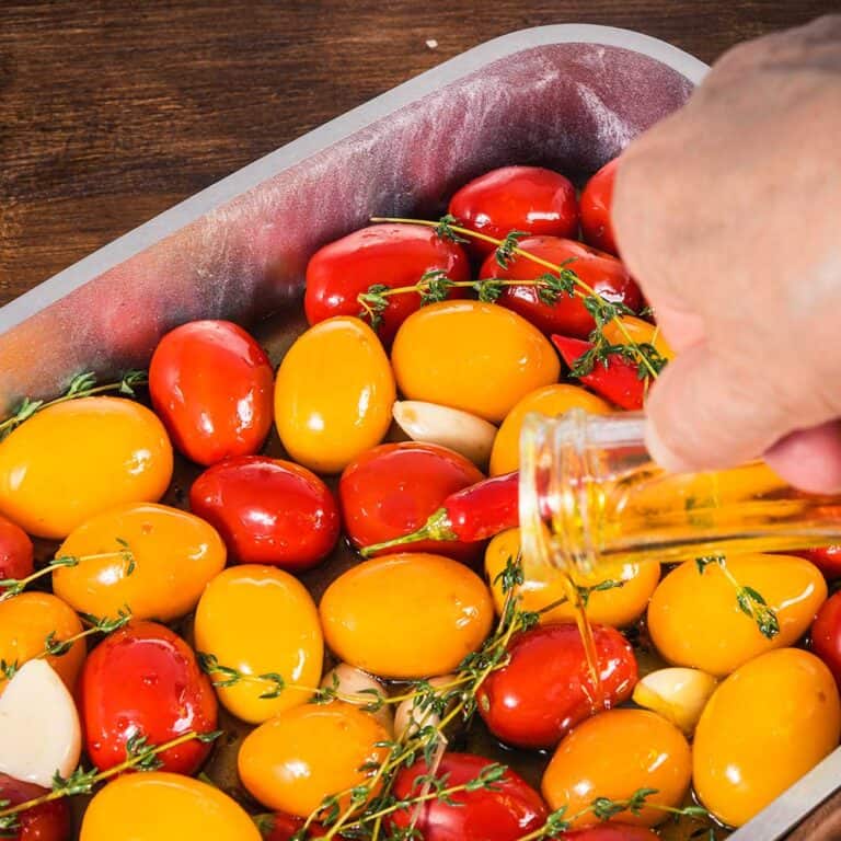 Olio cottura: cuocere a temperatura bassa