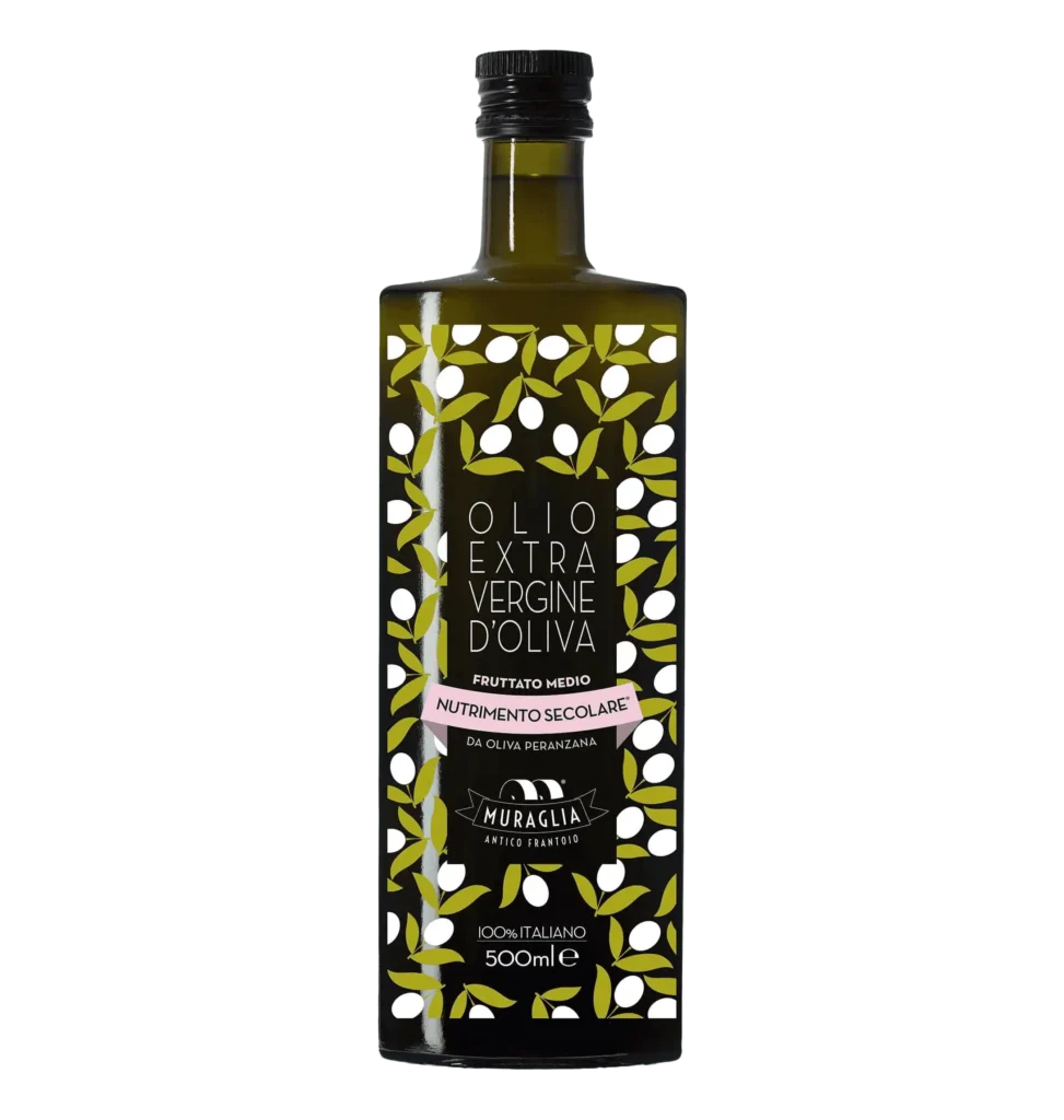 Bottiglia Olio Extravergine di Oliva Fruttato Medio Frantoio Muraglia