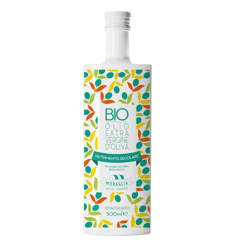 Bottiglia Olio Extravergine di Oliva Biologico Frantoio Muraglia
