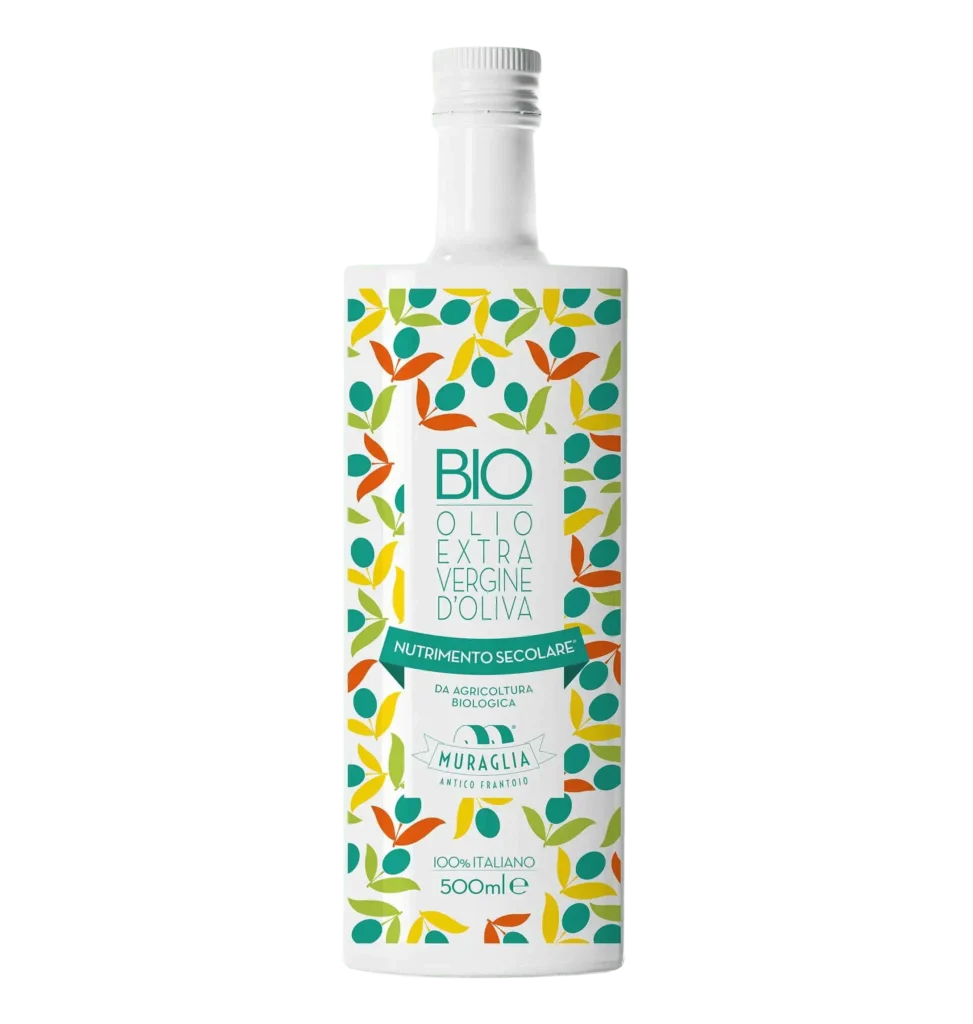Bottiglia Olio Extravergine di Oliva Biologico Frantoio Muraglia
